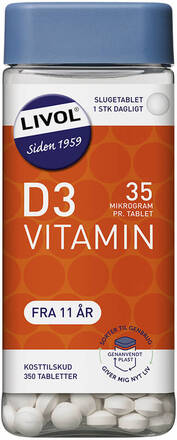 Livol D3 Vitamin 350 stk.