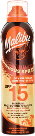 Malibu Continuous Dry Oil Sun Spray SPF 15 (U) 175 ml