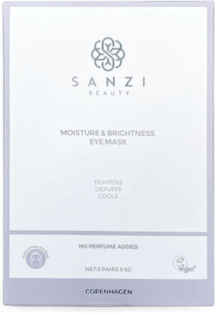Sanzi Beauty Moisture & Brightness Eye Mask 6 g 5 stk.