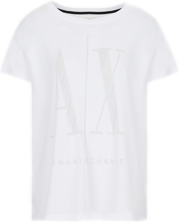 Armani Exchange Icon Period Women T-Shirt White XL