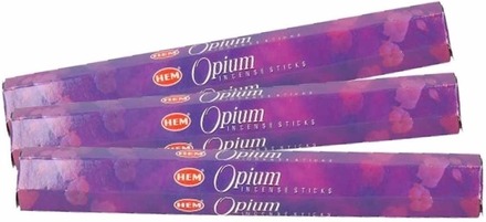 3 pakjes wierook stokjes Opium
