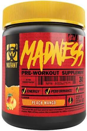 Mutant Madness 30servings Peach Mango