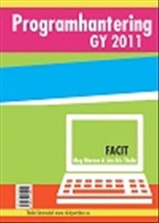 Programhantering GY2011 - Facit