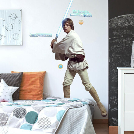 Väggdekor Luke Skywalker Giant RoomMates