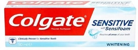 Colgate Sensitive Sensifoam Whitening Tandpasta - 50 ml