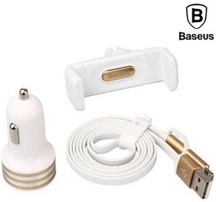 Baseus 4in1 Micro/Lighning Kit - Guld