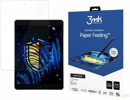 3MK PaperFeeling iPad 10,2 7/8/9 gen 2 stk / 2 stk folie