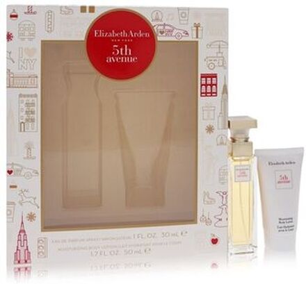 5TH AVENUE by Elizabeth Arden - Gift Set -- 1 oz Eau De Parfum Spray + 1.7 oz Body Lotion - til kvin