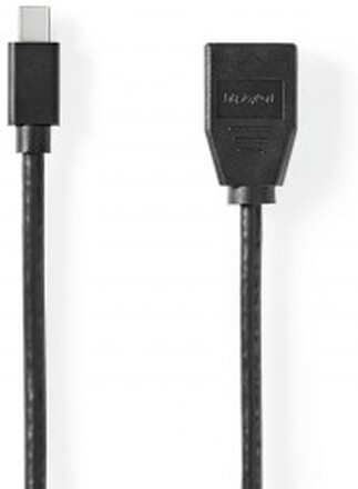Mini DisplayPort kabel | DisplayPort 1.4 | Mini DisplayPort han | DisplayPort Hun | 48 Gbps | Nikkel