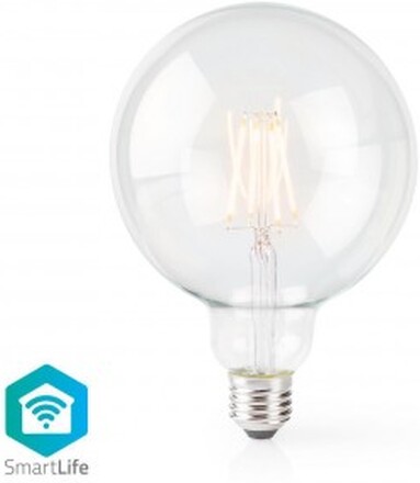 SmartLife LED glødepære | Wi-Fi | E27 | 500 lm | 5 W | Varm Hvid | 2700 K | Glas | Android / IOS |