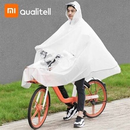 XIAOMI QUALITELL Adult Electric Bike Motorcycle Raincoat Men Women Windproof Waterproof Unisex Rainw