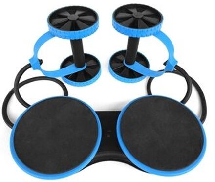 Double Ab Roller Wheel Set Abdominal Wheel Roller Muscle Trainer Home Exercise Fitness Equipment