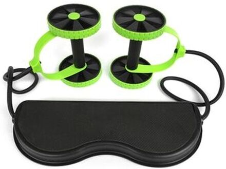 Double Ab Roller Wheel Set Abdominal Wheel Roller Muscle Trainer Home Exercise Fitness Equipment
