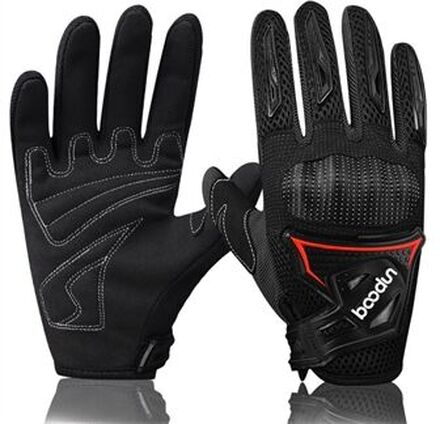 BOODUN One Pair Cycling Gloves Mountain Bike Gloves with Hard Shell Outdoor Full Finger Workout Glov