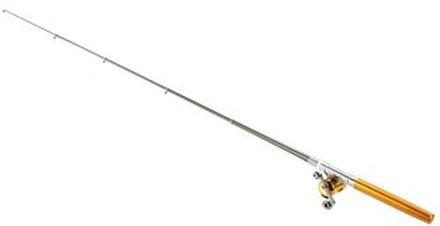 Telescopic Fishing Rod Reel Combo Set Lightweight Mini Portable Fishing Rod Pole + Reel Aluminum All