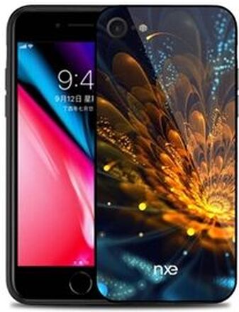 NXE TPU-mønstertrykglas Hybrid Slim Shell til iPhone 8/7/SE 2 (2020)