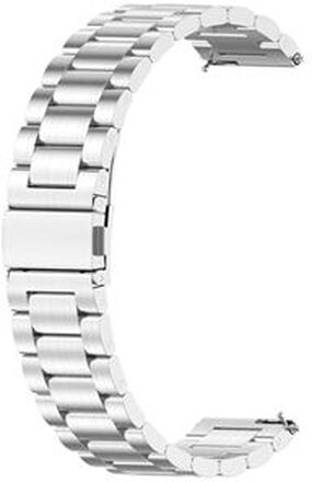 22 mm 3-perlet Premium rustfrit Steel Smart Watch Band Smart Armbåndsrem til Huawei Watch GT 3 46 mm