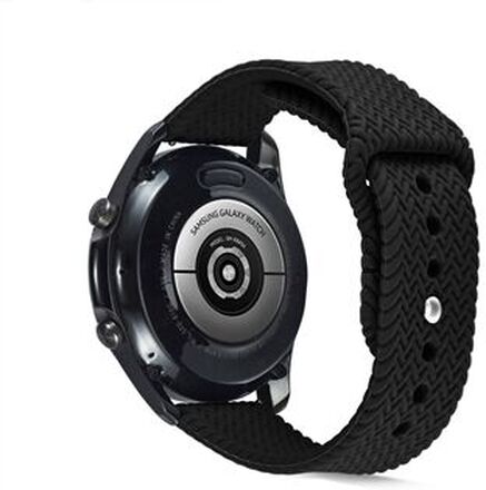 20mm vævet design silikone urrem til Samsung Galaxy Watch Active 2 / Gear S2 Classic Etc