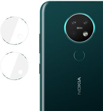 IMAK 2 stk/pakke High Definition glas kamera linsebeskytter til Nokia 7.2/Nokia 6.2