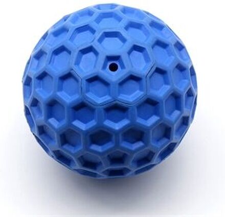 Honeycomb Ball Naturgummi Pet Tænder Massagebold Hundetyggebider med knirkende lyd