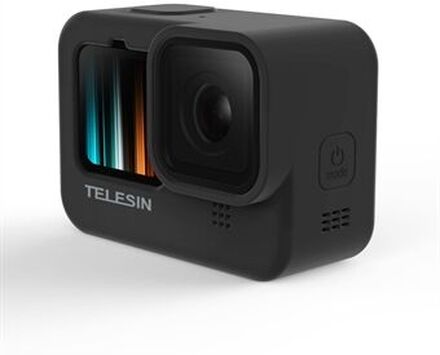 TELESIN Silikone Case Beskyttende Cover med Silikonelåg til GoPro HERO9 Black