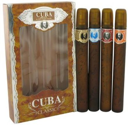 Cuba Gold by Fragluxe - Gift Set - Cuba Variety Set includes All Four 1.15 oz Sprays, Cuba Red, Cuba