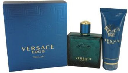 Versace Eros by Versace - Gift Set -- 3.4 oz Eau De Toilette Spray + 3.4 oz Shower Gel - til mænd