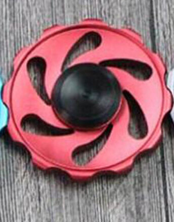 Deluxe Firestorm Aluminium Fidget Spinner - Rosefärgad