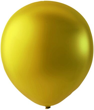 Guldfärgade Metallic Ballonger 30 cm - 100 stk MEGAPACK