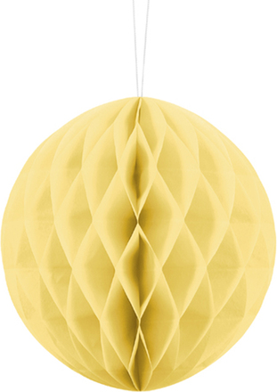 Ljus Gul Honeycomb Ball 20 cm