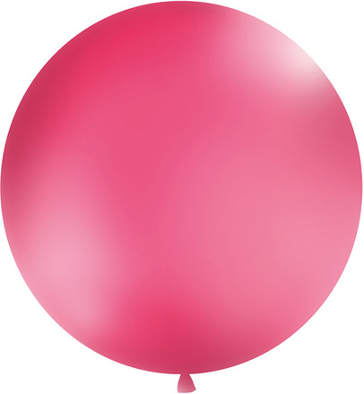 ROSA Pastellfärgad Rund JUMBO Ballong 1 meter