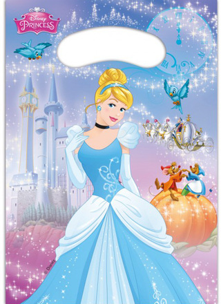 6 stk Godispåsar - Askungen - Disney Princess