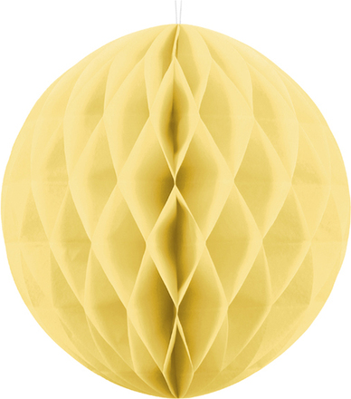 Ljus Gul Honeycomb Ball 40 cm