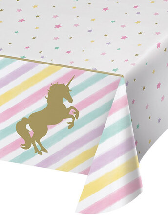 Plastduk 259x137 cm - Golden Unicorn