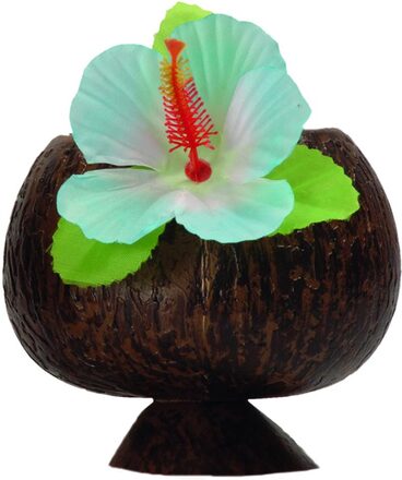 Coconut Cup - Hawaiikopp med Blommor