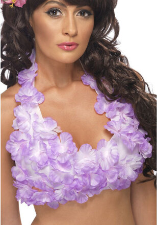 Hawaii Top med Lila Blommor