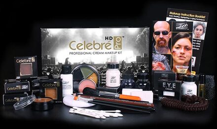 Dark Complexion Mehron Celebre Makeup Kit 34 Delar
