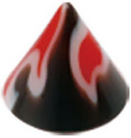 Firepoint Black/Red - 4 mm Akrylkula till 1,2 mm stång