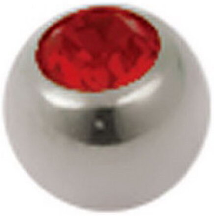 Single Diamond Red - 3 mm Titankula till 1,2 mm stång