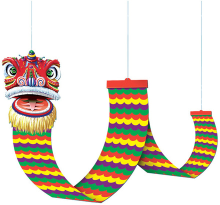 365 cm Kinesisk Drake Takdekoration - Chinese New Year