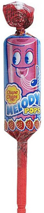 Chupa Chups Melody Pops med Jordgubbssmak 15 gram