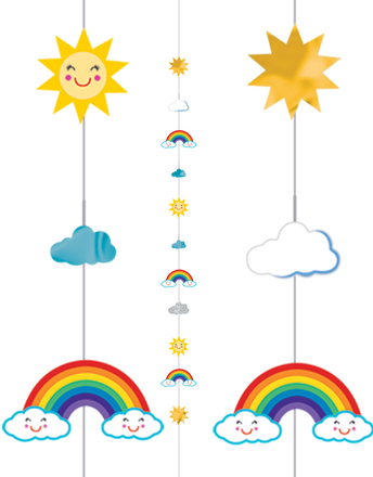 Sunshine and Rainbows - Ballongsvans 182 cm