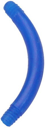 Banan Blå - 1,6 mm tjock x 8 mm lång Bioplast Stång