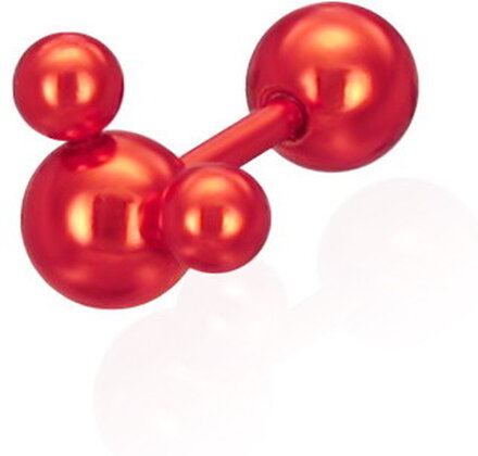 Mickey Mouse Inspired - Röd Fejkpiercing
