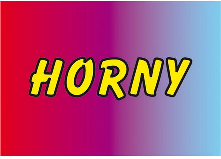 Horny - Kylskåpsmagnet