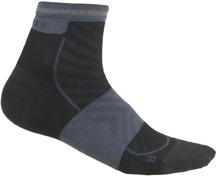 Icebreaker Icebreaker Women's Merino Run+ Ultralight Mini Black/Graphite Träningsstrumpor 35-37