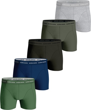 Björn Borg Björn Borg Men's Cotton Stretch Boxer 5-pack Multipack 1 Undertøy S