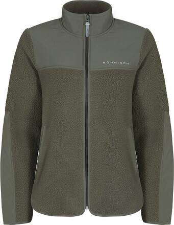 Röhnisch Röhnisch Women's Phoebe Pile Jacket Vetiver Green Mellanlager tröjor XL