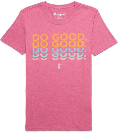 Cotopaxi Cotopaxi Women's Do Good Repeat Organic T-Shirt Sangria Kortermede trøyer L
