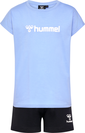 Hummel Hummel Kids' hmlNOVA Shorts Set Hydrangea Kortermede treningstrøyer 128